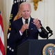President Joe Biden speaks during an event in the East Room of the White House, Aug. 10, 2022, in Washington.